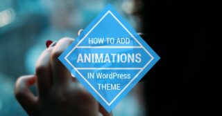 how to add animations in wordpress theme
