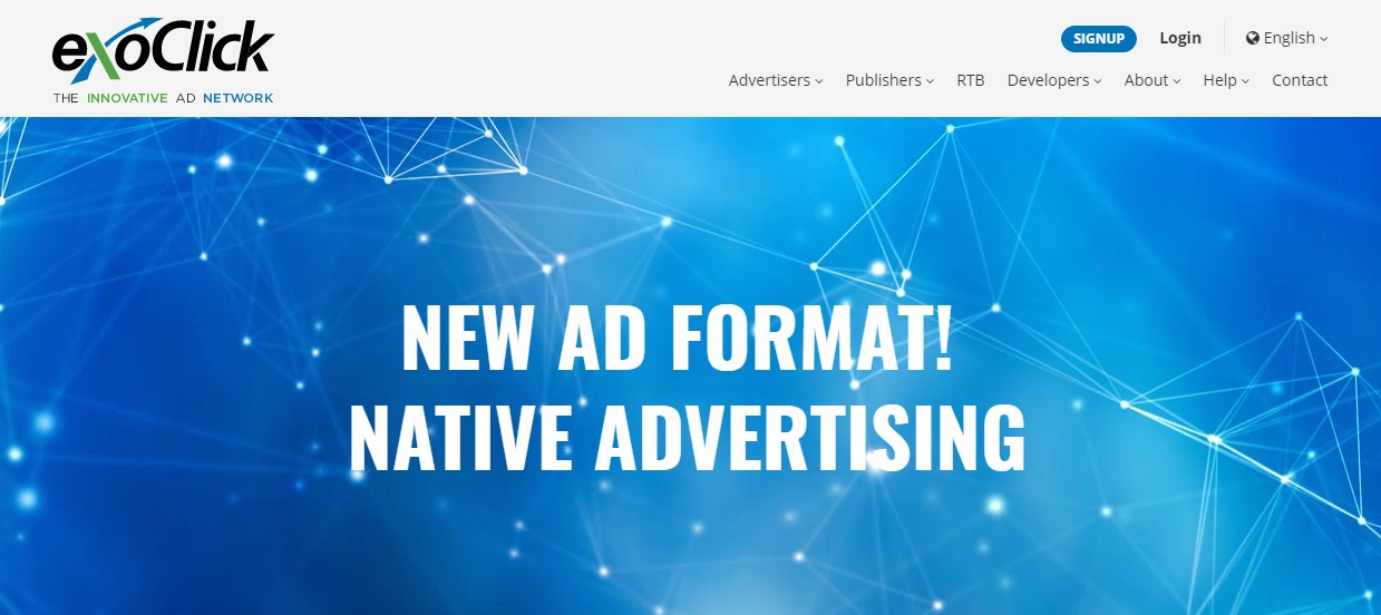 exoclick network for adult pop advertising