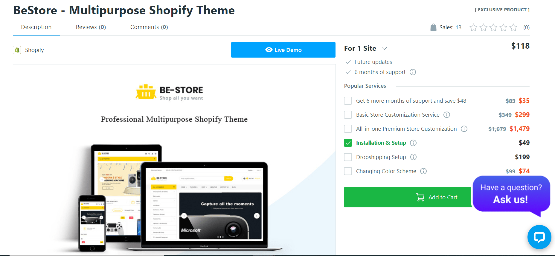 BeStore shopify theme