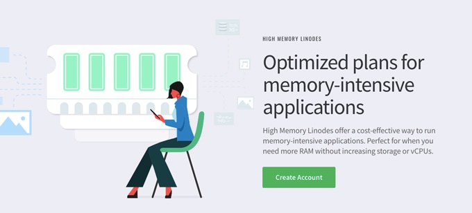 Memory optimized cloud compute by Linode
