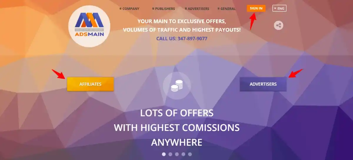 adsmain top affiliate network