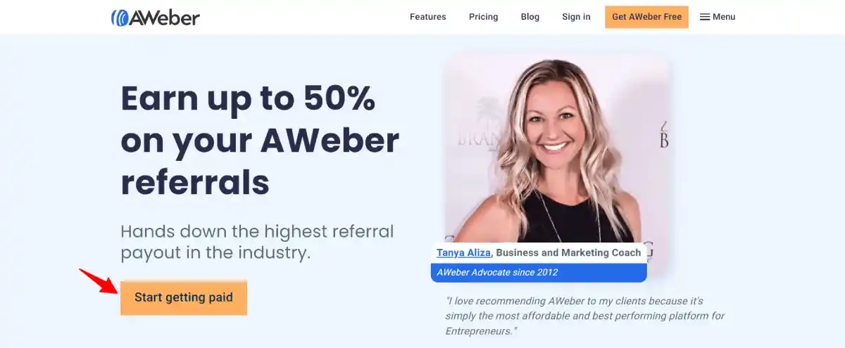 aweber referral program