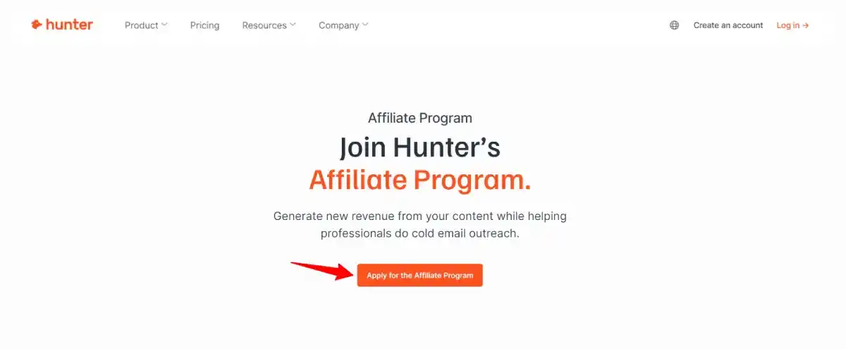 hunter affiliate program