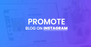 promote blog on instagram