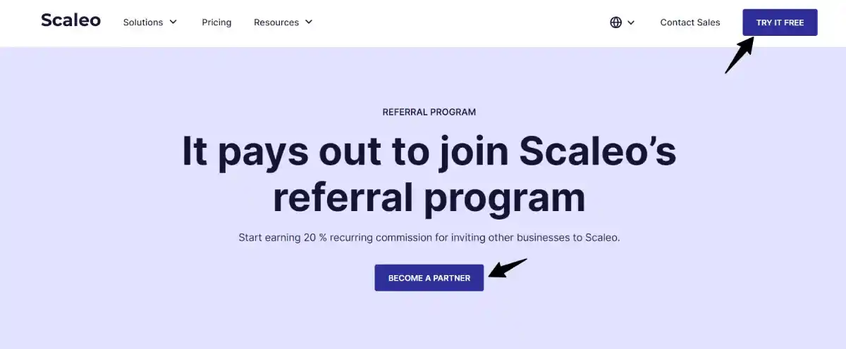 scaleo referral program