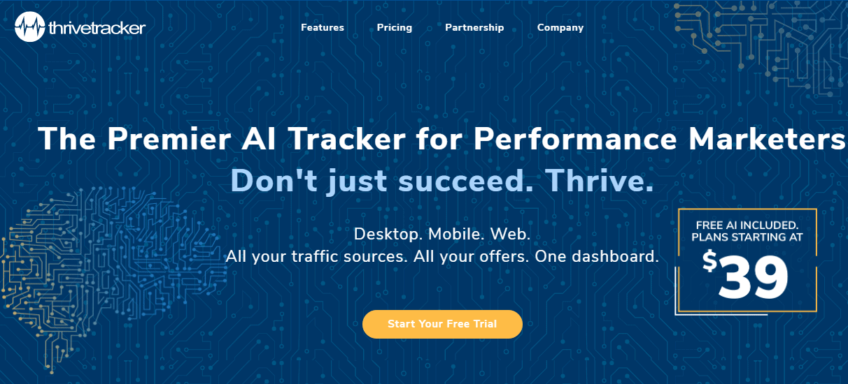 thrivetracker tracking tool