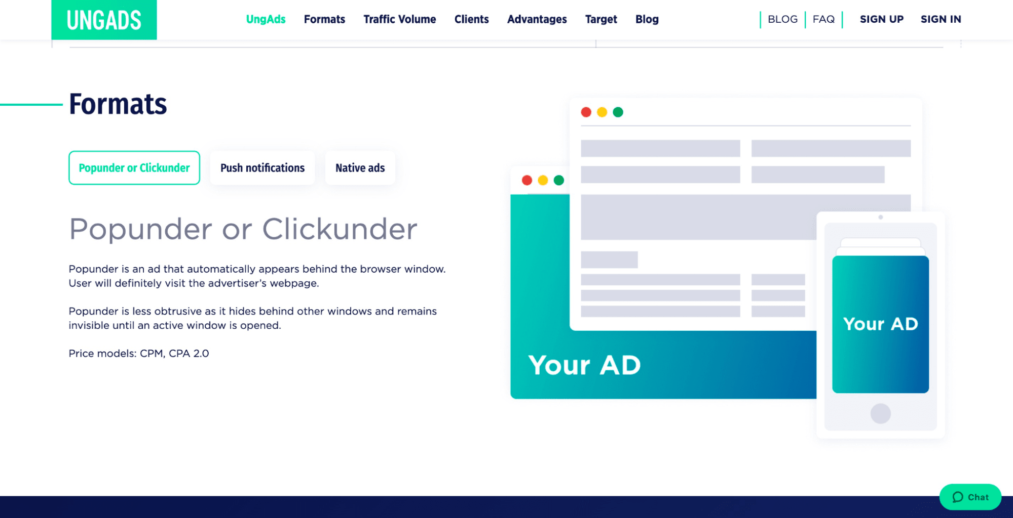 ungads ad formats