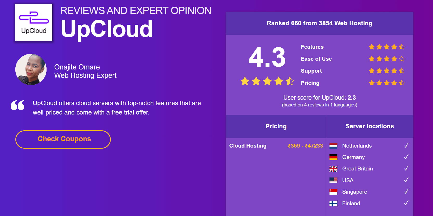 upcloud customer reviews